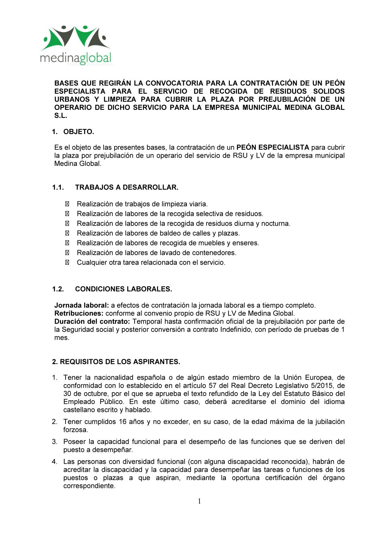BASES CONTRATACION PEON RSU Y LV POR PREJUBILACIÓN-1