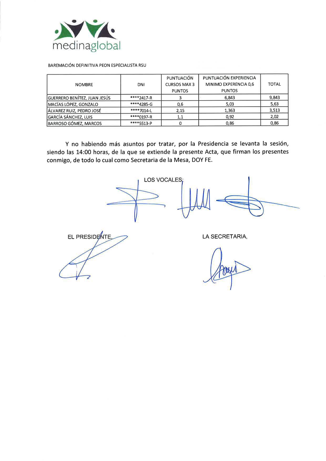 ACTA 3ª MESA DE VALORACION LISTA BAREAMCION DEFINITIVA PEON LIMPIEZA MARZO 2019 SUST PREJUBILACION-3