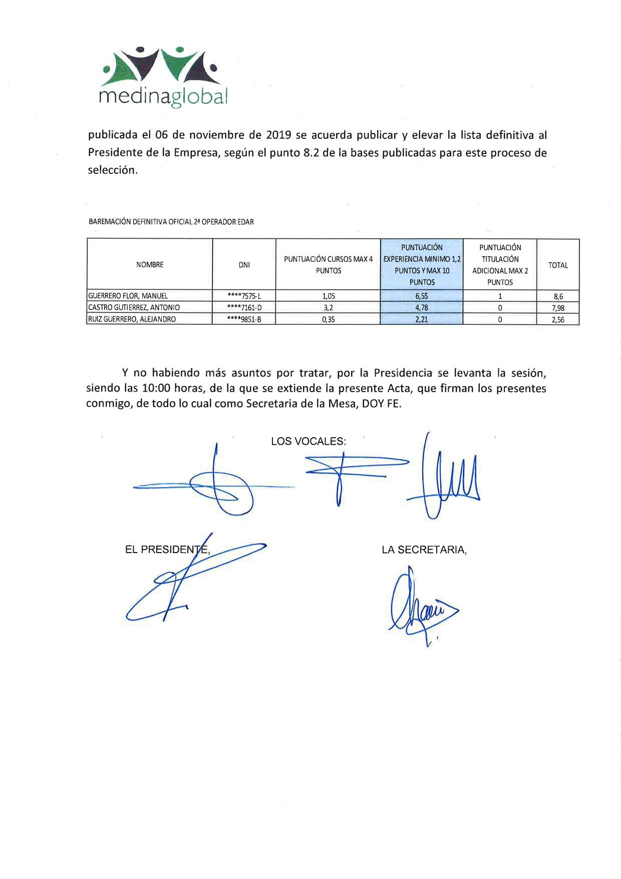 ACTA 3ª MESA DE VALORACION PUNTUACION DEFINITICA OFICIAL 2º OPERDADOR EDAR-2